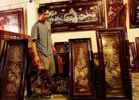 Hà Nội: Làng nghề khảm trai Chuyên Mỹ