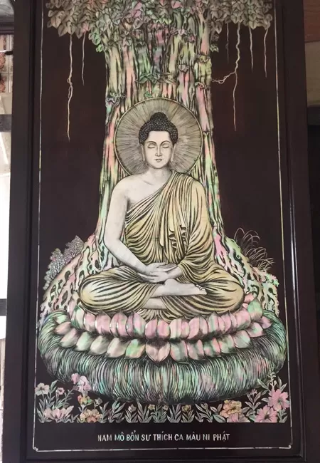 Bức khảm Đức Phật Thích ca mâu ni