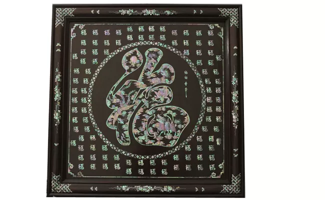 Tranh khảm Bách Phúc - 100 chữ Phúc