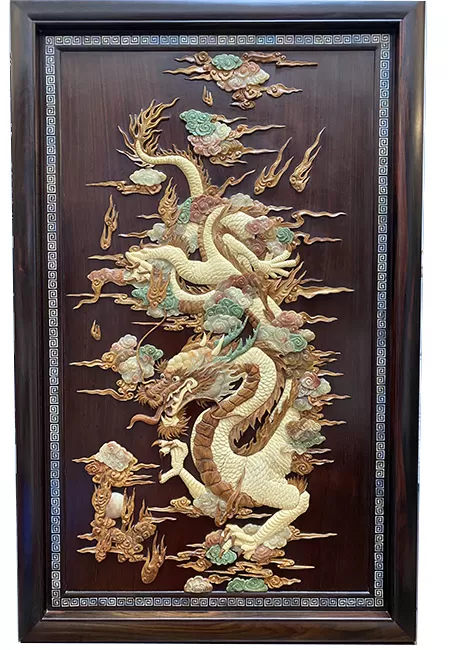 Tranh khảm nhất long