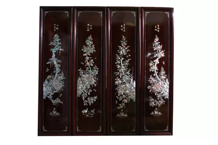 Tranh khảm trai bốn mùa